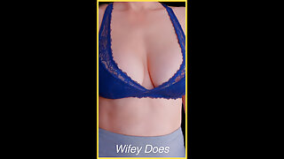 Wifey amazes in lacey bra